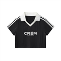 Cropped Collar Jersey