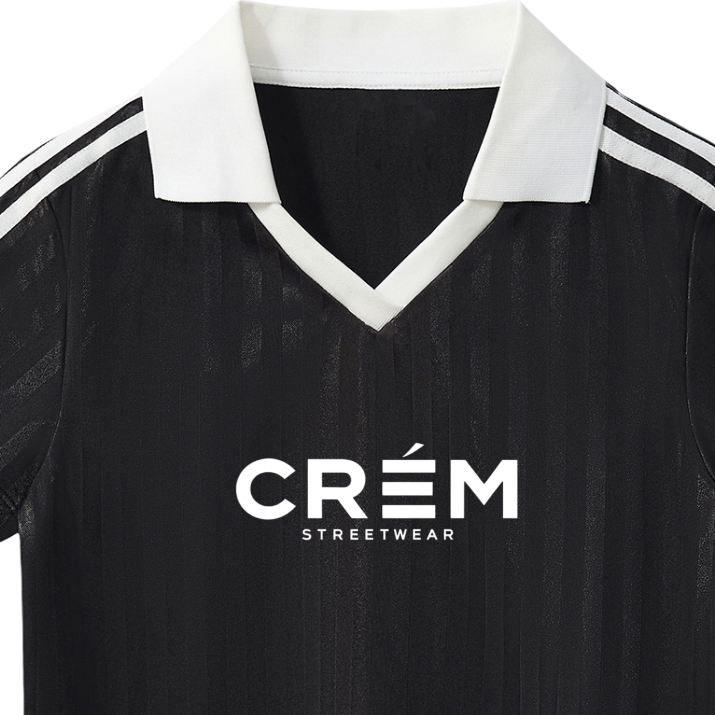 Cropped Collar Jersey