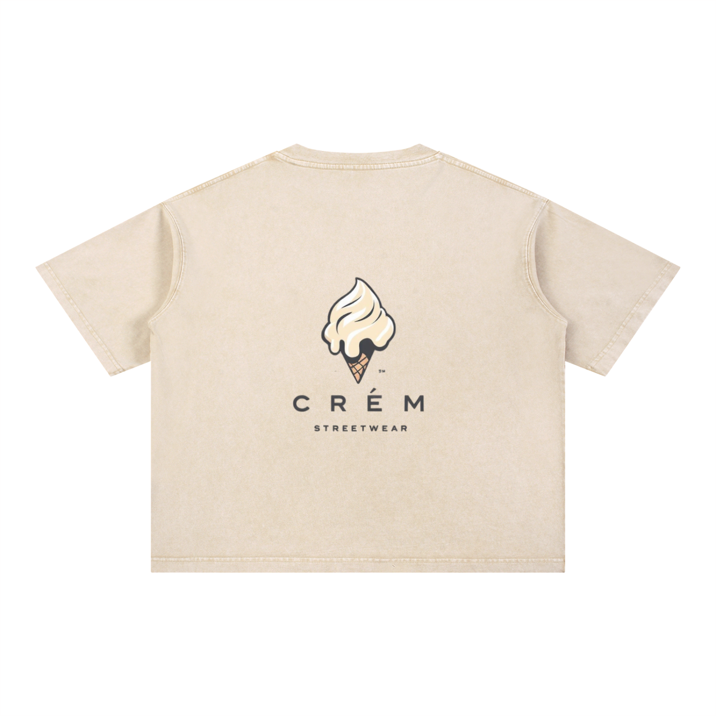 Mineral Wash Boxy Cotton T-Shirt